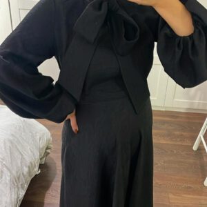 שמלת שיינה שחור